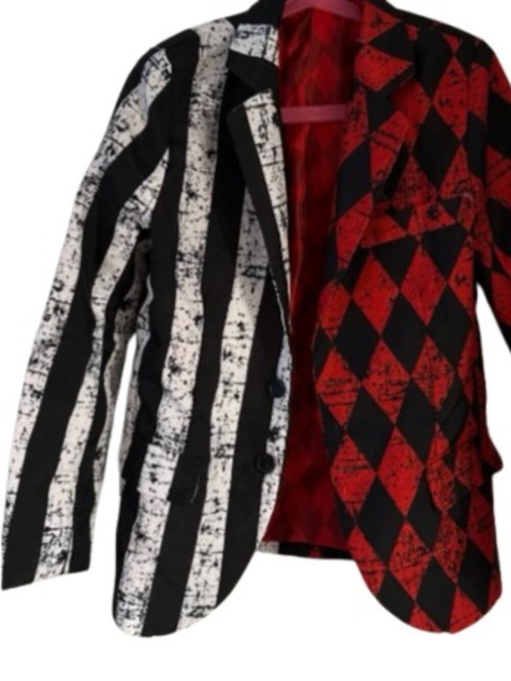 Spirit Halloween Mens Twisted Circus Clown Blazer Jacket Adult S - Picture 4 of 4